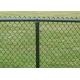 1m-50m PVC Coated Chain Link Fence Hot Dipped Galvanized Green