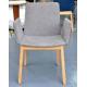 America style solid wood coffee arm chair furniture