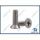 #10-32 x 1/2 18-8 Stainless Steel Philips Flat Head Machine Screw, UNC