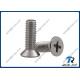 #10-32 x 5/8 18-8 Stainless Steel Philips Flat Head Machine Screw, Fine Thread