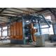 Crawler Type Shot Blasting Chamber , Rubber Belt Track Shot Blasting Equipment