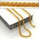 Korean Fishbone chain New Trendy Suitable for men and women Jewelry 18K Real Gold Plated