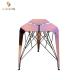 Original Design Modern Unique Stool Cafe Home Portable Dining Chair Stool Stainless Steel Colorful Stool