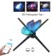 Immersive Experience 65cm 3d Led Hologram Fan JPG / PNG Format Mesmerizing Display