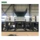 Top Feed Structure Scrap Metal Shredder Equipment For Waste Mattress / Rubber Foam