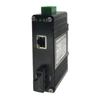 Multi Mode Sc 2km Media Converter Full Half Duplex Auto Negotiation Din Rail