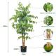 4 Or 5 Feet Potted Plants Artificial Ficus Office Decoration Natural Shape