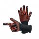 Heat Resistant BBQ Grill Gloves Mixed Fibre Liner Criss Cross Finishing