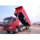HOWO 8x4 Heavy Duty Dump Trailers , 30 ton 40 Ton 12 Wheeler Dump Truck