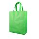 Custom recycled printed non woven shopping bag price biodegradable tote grocery bag with diecut handle non woven pp bags