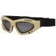 UV 400 Protection Tactical Ballistic Goggles With Stainless Steel Mesh