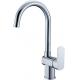 Deck Mounted Kitchen Sink Water Faucet Brass