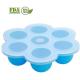 Cute Flower Shaped Food Grade High Quality Silicone Egg Bites Mold With Plastic Cap Silicone Ice Tray