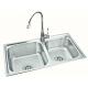 Customized OEM & ODM Project Sink Brush Nickel And Satin Finished / 32 inch kitchen sink