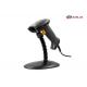 Automatic Reading Laser Barcode Scanner with Black ABS PC Casing Anti Shock