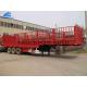 Height Adjustable Fence Semi Trailer For Transport Bulk Cargo  Food Animals