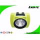 800mA Cordless Cap Lamp 18000lux 6.8Ah Panasonic Li Ion Battery OLED Screen Rechargeable Miner Headlight Silicone ABS