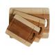 Stylish Design Bamboo Butcher Block Cutting Board With Juice Groove And Handle