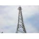 45m Self Supporting S355 Steel Angle Steel Pylons For Telecommunication
