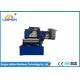 Drainage use PLC Control Metal Gutter Roll Forming Machine 2018 new Type CNC Control Roll Forming Machine blue color