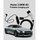 3.5KW 16A Portable AC EV Charger 50Hz Portable Electric Vehicle Charging Station