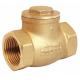 Check Valve 1/2 In Single Inline Swing Brass FNPT X FNPT