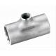 Stainless Steel Pipe Fittings Duplex Stainless Steel Reducing Tee UNS S2205 SCH80 ASME B16.9