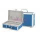 Blue Skin Aluminium First Aid Case / ABS Panel First Aid Kit With Detachable Tray Inside