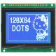 M12864C1-B5, 12864 Graphics LCD Module, 128 x 64 dot-matrix Display, STN(Blue), transmissi