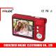 JPEG File Format HD Digital Compact Camera 21MP Compact HD 720P Video Cam Red Color