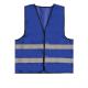 SGS Reflective Safety Vests OEM Highly Visible Blue Hi Vis Vest