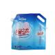 100% eco-friendly custom famous washing and detergent package with spout