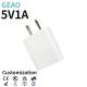 ODM 1A 5V USB Type C Wall Charger Adapter Portable Charging Device