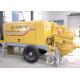 Hydraulic Concrete Trailer Pump HBTS90-18 Trailer Line Pump ISO CE Certification