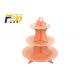 Retail Disposable Cardboard Cake Display Three Tiers 33.2cm Stable Structure