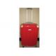 Red Popular Polypropylene Luggage Bags Set Carry On Normal Combination Lock Attached