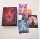 Matte UV 4C Oracle Deck Cards Gold Gilt Edges With Printed Book Box