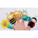 Cute Honeybee Plush Finger Puppets / Kids Finger Puppets Felt OEM