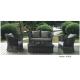 outdoor garden rattan sofa/hotel sofa/patio sofa-9182