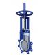 CF8 Knife Edge Gate Valve Lugged Type Resilient Seated Gate Valve