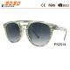 2017 new round fashion sunglasses, made of plastic, with UV 400 Protection Len