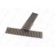High Precision SUS316L 0.3mm Slot Wedge Wire Mesh Filter Element Flat
