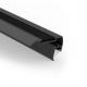 1m 2m Plasterboard LED Profile Black Color Aluminium Alloy 6063 T5 Material