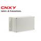 Pale Gray Cable Connection Box , Weatherproof Plastic Electrical Enclosures