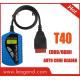 Backlight LCD 2 line Automotive Diagnostic System Code Reader T40 1 Year Warranty 
