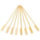 18cm Flat Wooden Bamboo Paddle Picks Sticks For Marshmallow