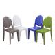 plastic round back chair dinner plastic chair for dinning room office plastic furniture