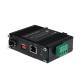 Mini Industrial  Media Converter with 10G/5G/2.5G/1G/100M 802.3at and 10GBASE-X SFP+