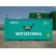 20 Foot High Cube Open Top Container , Custom Color Steel Shipping Containers