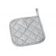 Durable Square Oven Mitt With Pocket Smooth Texture Cotton  Fine Finish
